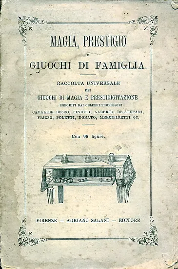 Magia, prestigio giuochi di famiglia