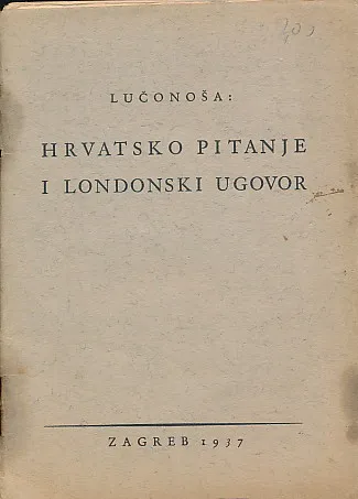Hrvatsko pitanje i Londonski ugovor