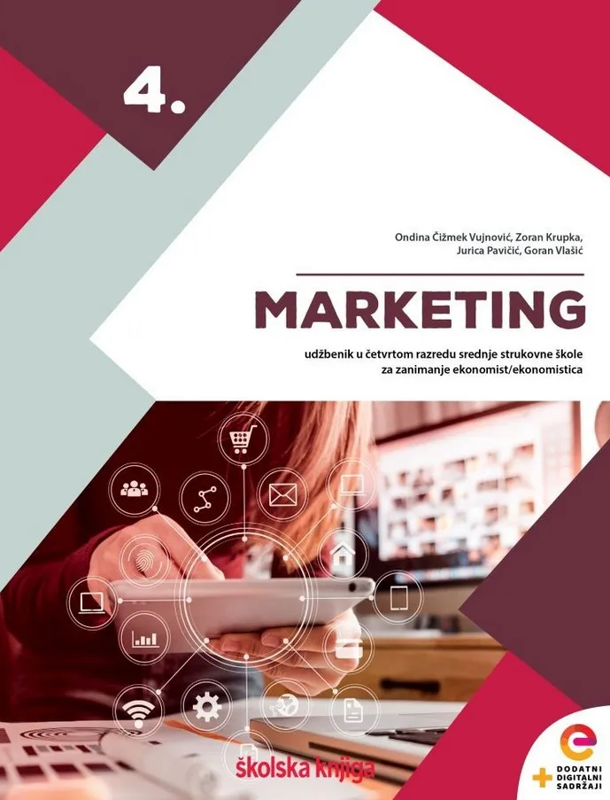 Marketing 4 udžbenik u četvrtom razredu srednje strukovne škole za zanimanje ekonomist/ekonomistica