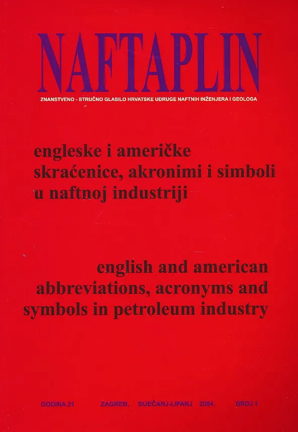 Naftaplin 1/2004. Engleske i američke skraćenice, akronimi i simboli u naftnoj industriji