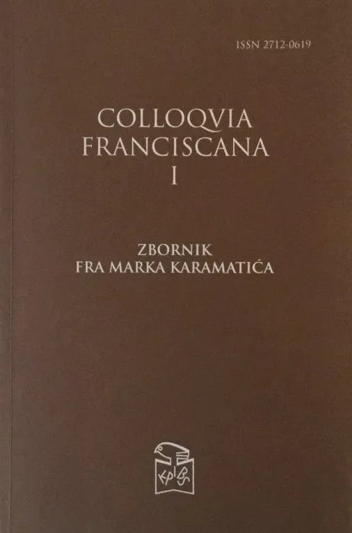 Colloqvia Franciscana 1 - Zbornik fra Marka Karamatića