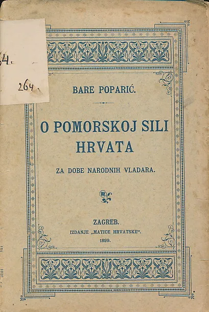 O pomorskoj sili Hrvata za dobe narodnih vladara s uvodom o rimskim liburnama