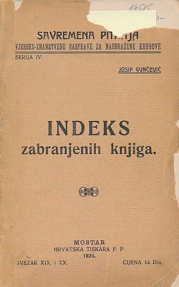 Indeks zabranjenih knjiga