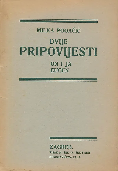Dvije pripovijesti: On i ja; Eugen
