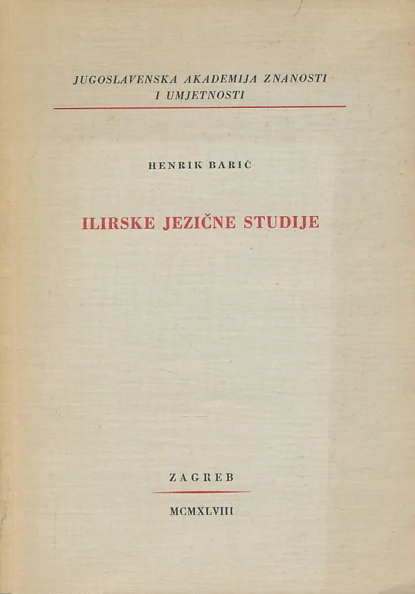 Ilirske jezične studije