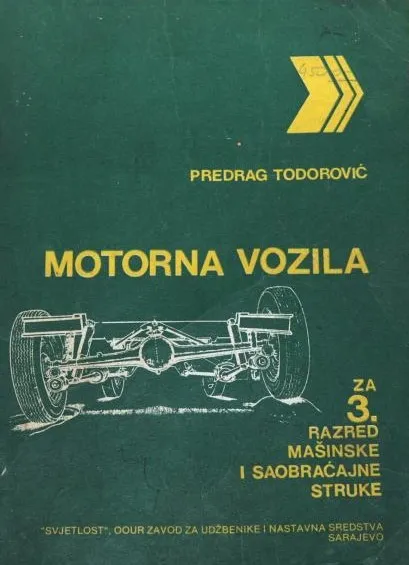 Motorna vozila za 3. razred mašinske i saobraćajne struke
