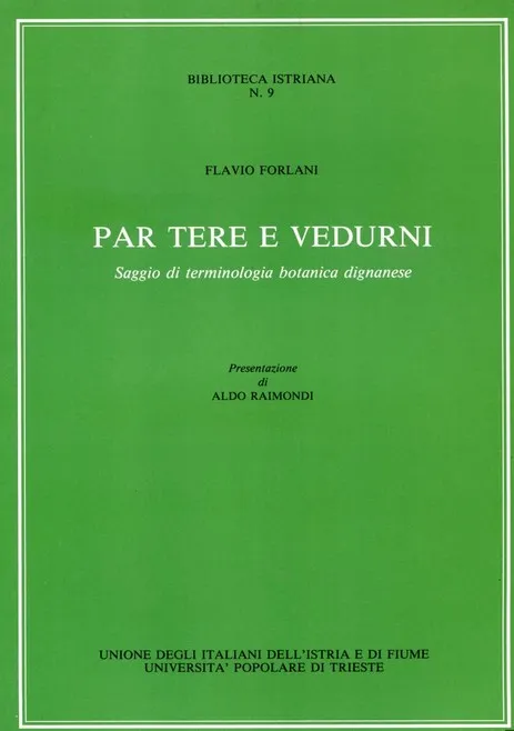 Par tere e vedurni - Saggio di terminologia botanica dignanese