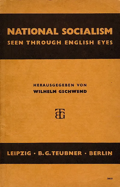 National Socialism seen through english eyes