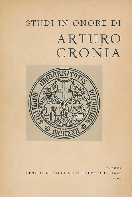 Studi in onore de Arturo Cronia