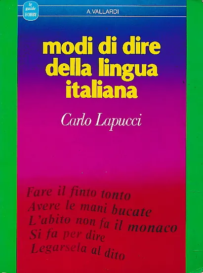 Modi di dire della lingua italiana