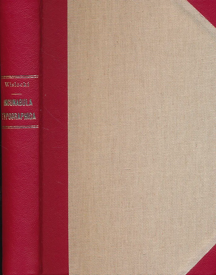 Incunabula typographica Bibliothecae Universitatis Jagellonicae Cracoviensis inde ab inventa arte imprimendi usque ad a. 1500.