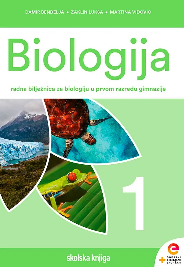 Biologija 1 radna bilježnica za biologiju u prvom razredu gimnazije