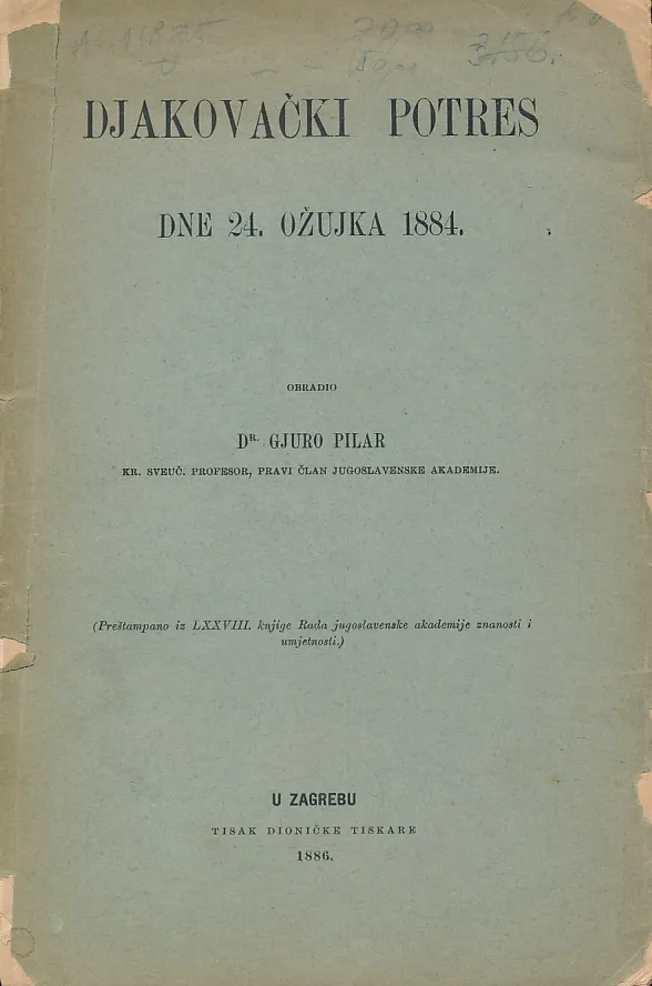 Djakovački potres dne 24.ožujka 1884.