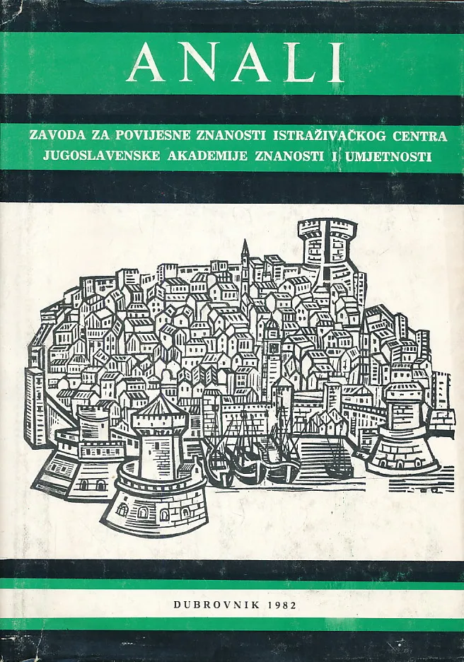 Anali Zavoda za povijesne znanosti istraživačkog centra JAZU. Svezak IXX-XX