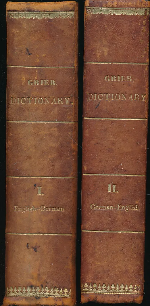 Dictionary of the English and German Languages 1-2