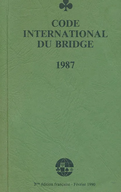 Code International du Bridge 1987