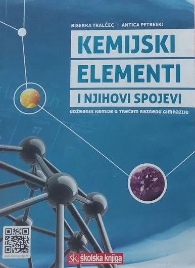 Kemijski elementi i njihovi spojevi: udžbenik u trećem razredu gimnazije