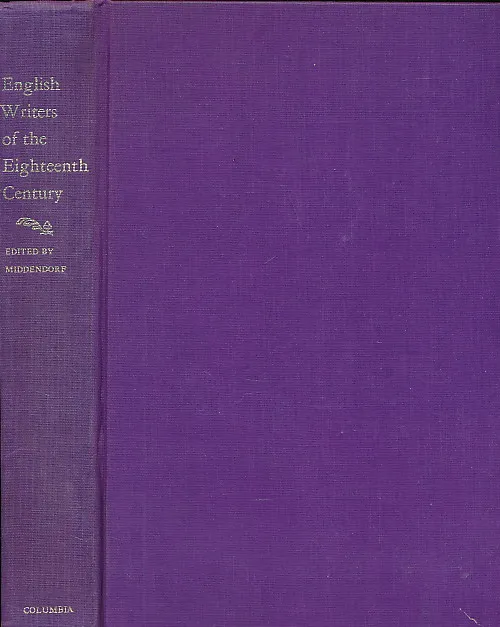 English writers of the eighteenth century