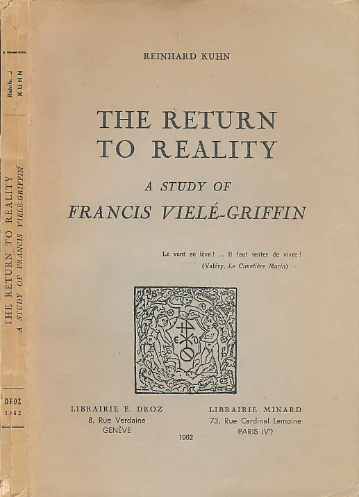 The return to reality : a study of Francis Vielé-Griffin