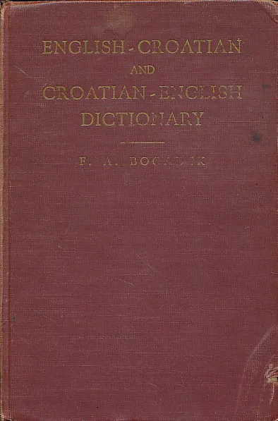 Novi englesko-hrvatski i hrvatsko-engleski rječnik