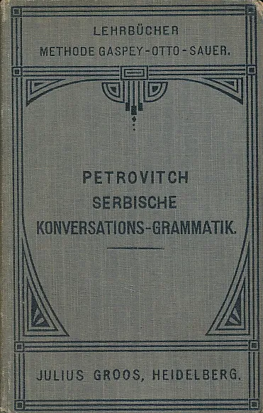 Serbische konversations-Grammatik