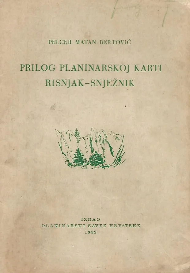 Prilog planinarskoj karti Risnjak-Snježnik