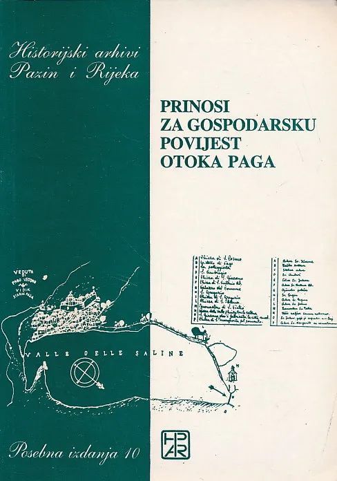 Prinosi za gospodarsku povijest otoka Paga