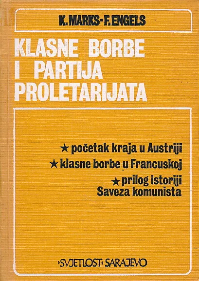 Klasne borbe i partija proletarijata