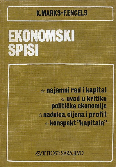 Ekonomski spisi