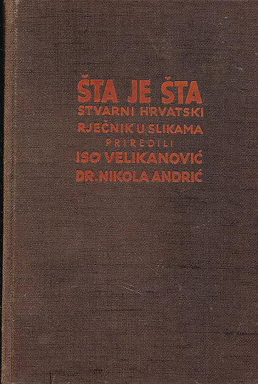 Šta je šta: Stvarni hrvatski rječnik u slikama