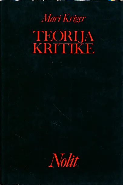 Teorija kritike