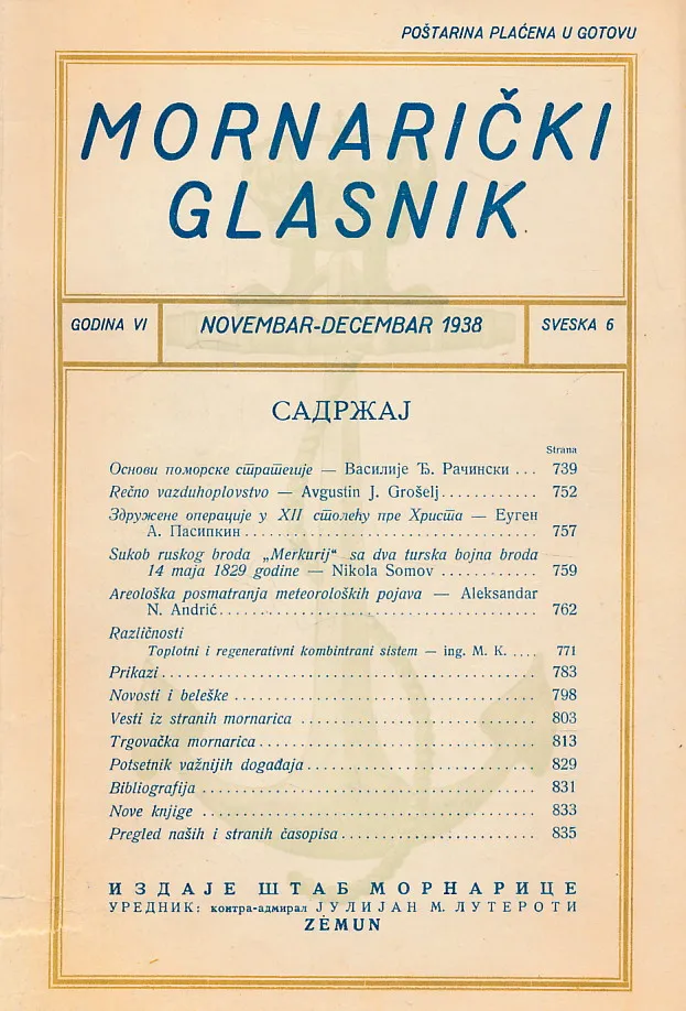 Mornarički glasnik 6/1938