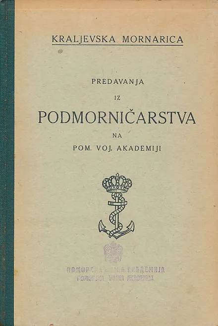 Predavanja iz podmorničarstva na Pomorskoj vojnoj akademiji