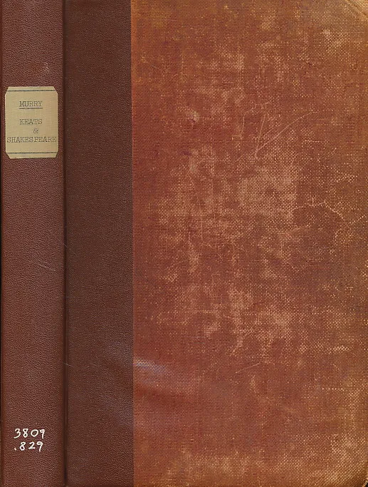 Keats and Shakespeare