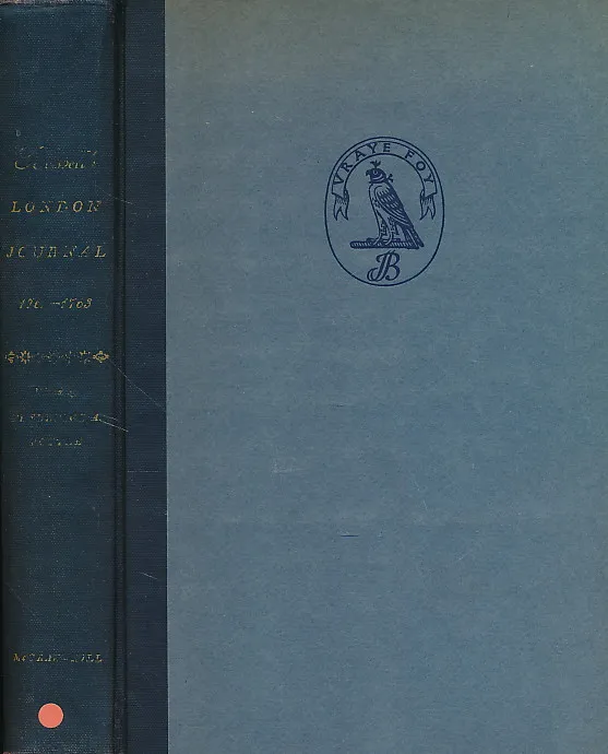 Boswell s London Journal 1762-1763