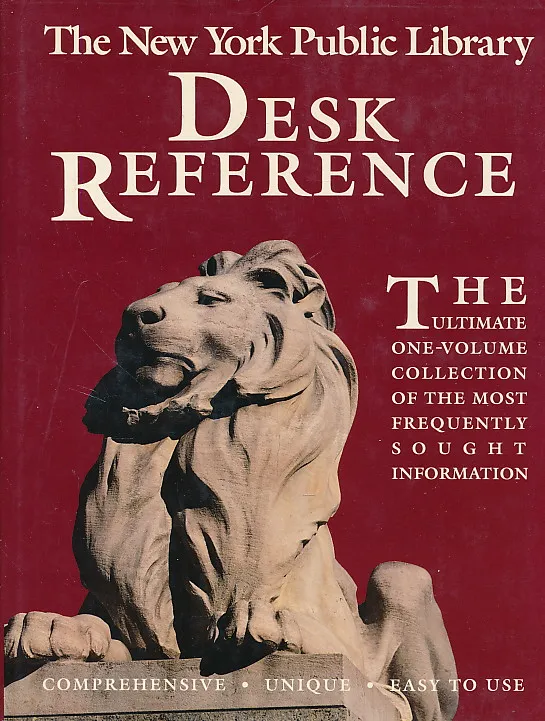 New York Public Library Desk Reference