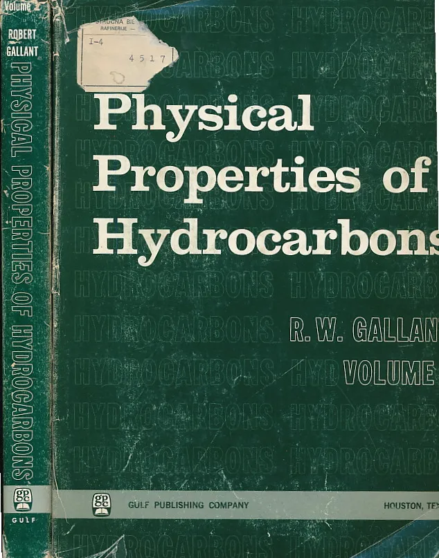 Physical Properties of Hydrocarbons, Volume 1-2