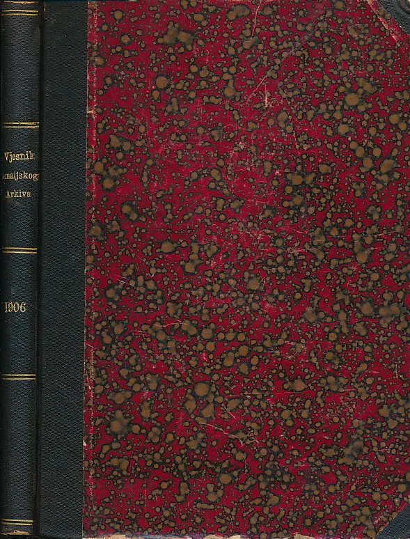 Vjesnik Kr. hrvatsko-slavonsko-dalmatinskog zemaljskog arkiva. Godina VIII. 1906.