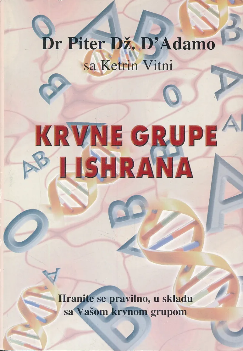Krvne grupe i ishrana : Hranite se pravilno, u skladu sa Vašom krvnom grupom