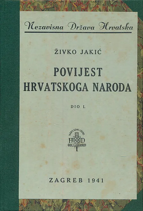 Povijest hrvatskoga naroda, dio I.