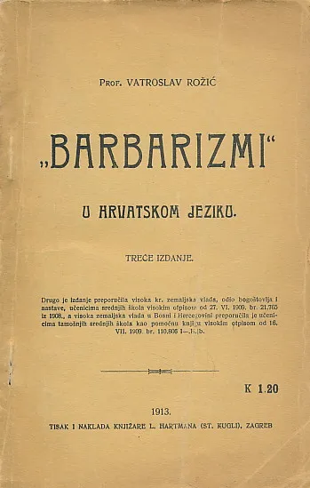 Barbarizmi u hrvatskom jeziku