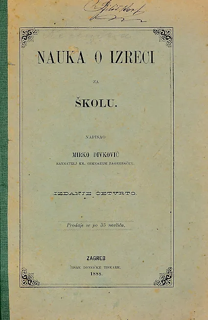 Nauka o izreci za školu