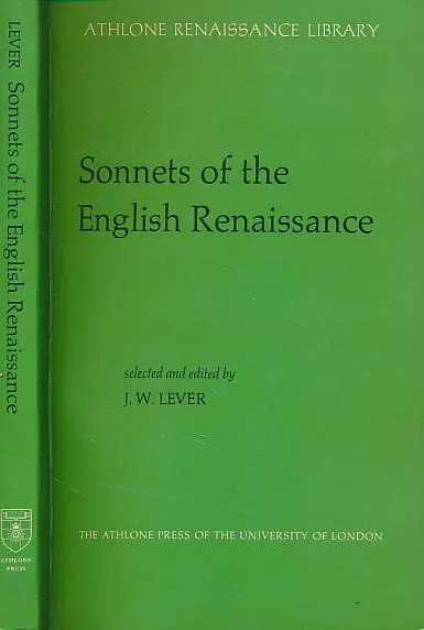 Sonnets of the English Renaissance