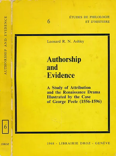 Authorship and evidence