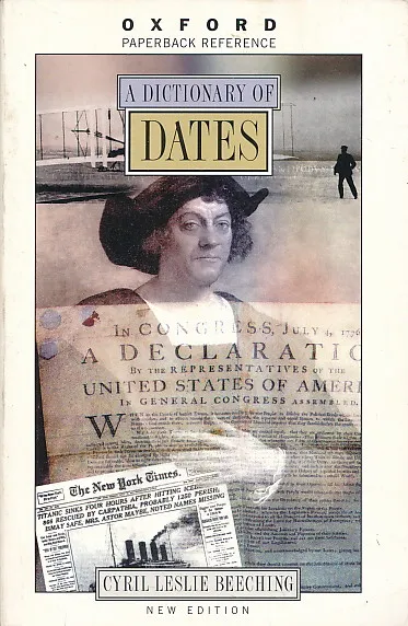 A Dictionary of Dates