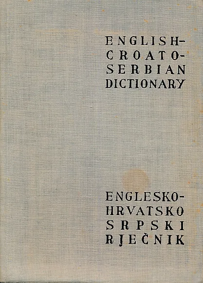 Englesko-hrvatskosrpski rječnik