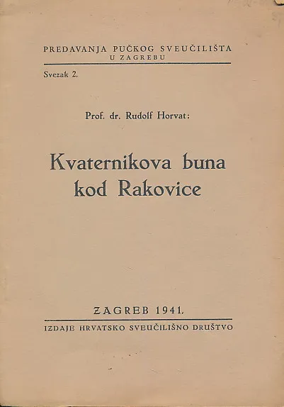 Kvaternikova buna kod Rakovice