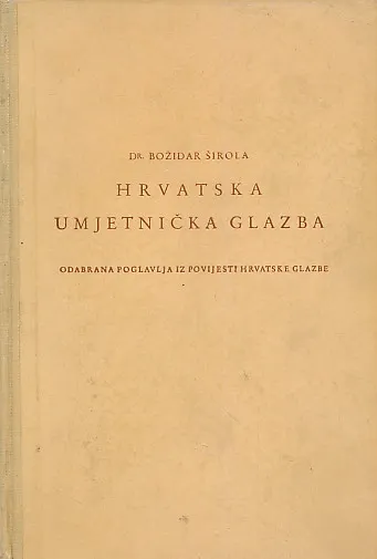 Hrvatska umjetnička glazba