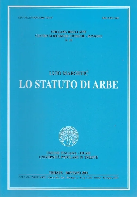 Lo statuto di Arbe