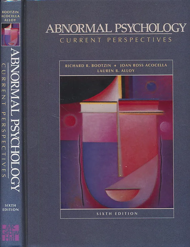 Abnormal Psychology: Current Perspectives